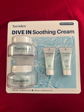 torrid Dive In Soothing Cream - Light Blue Set